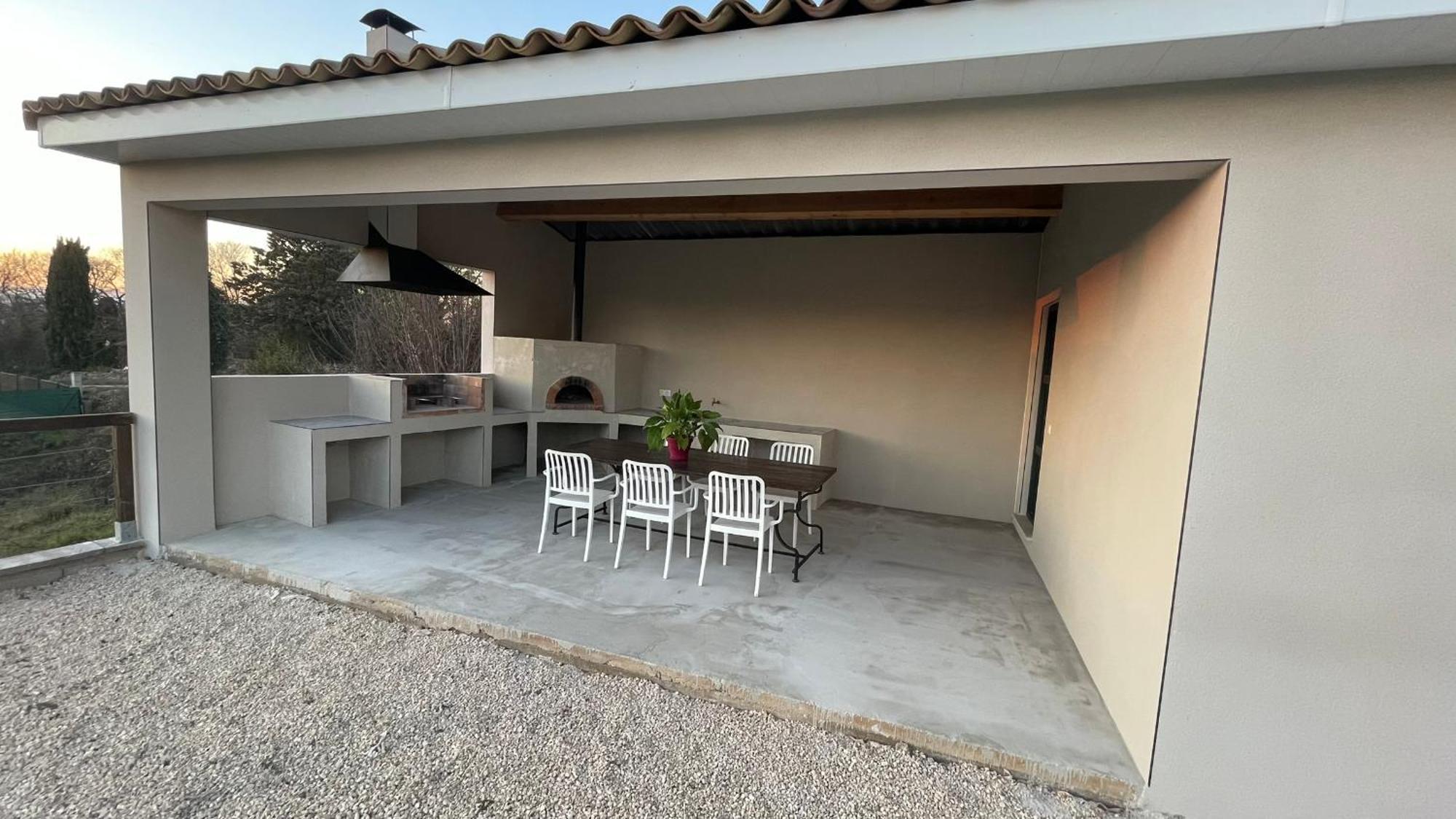 Maison contemporaine Saint-Privat-de-Champclos Extérieur photo