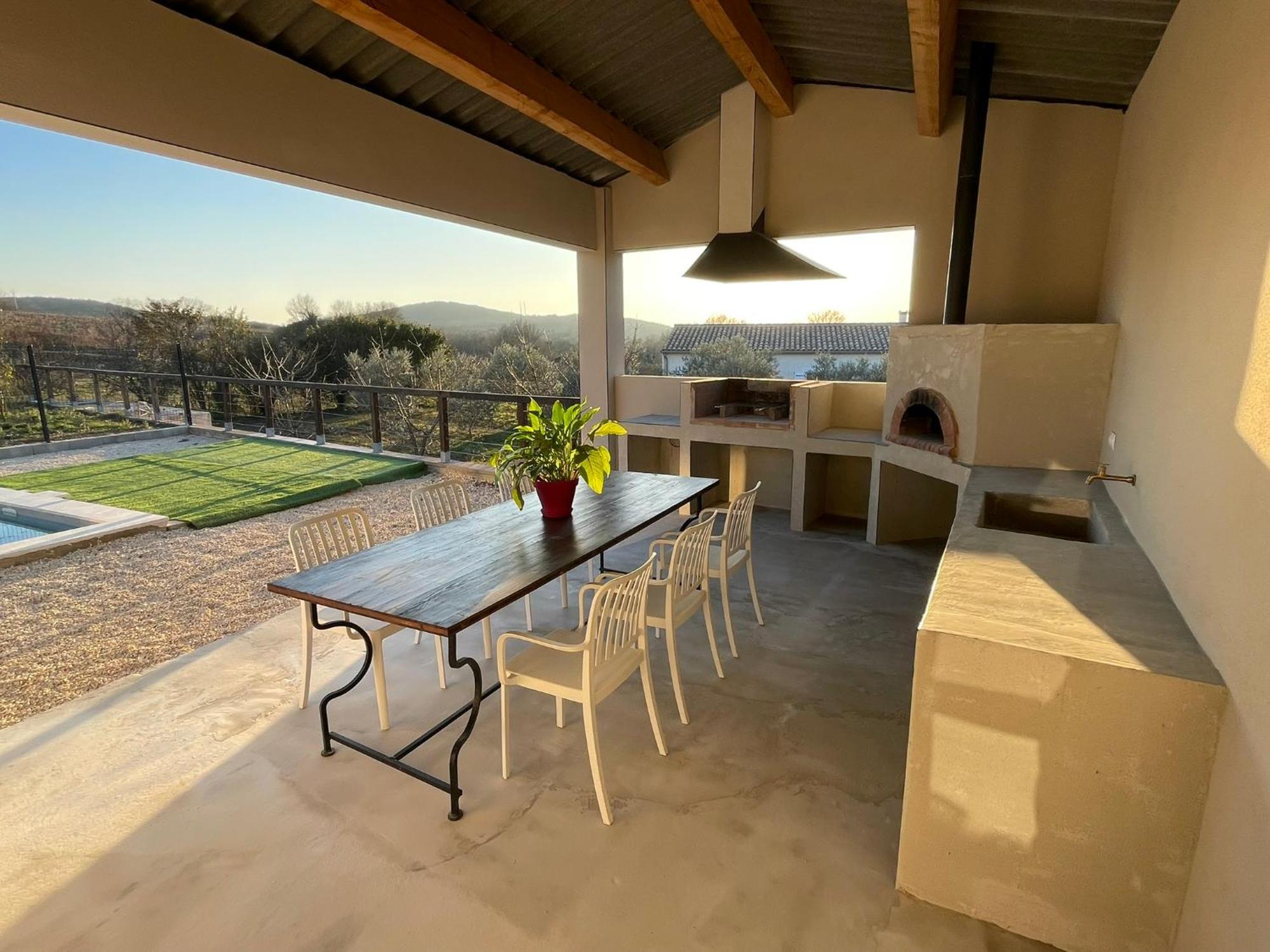Maison contemporaine Saint-Privat-de-Champclos Extérieur photo