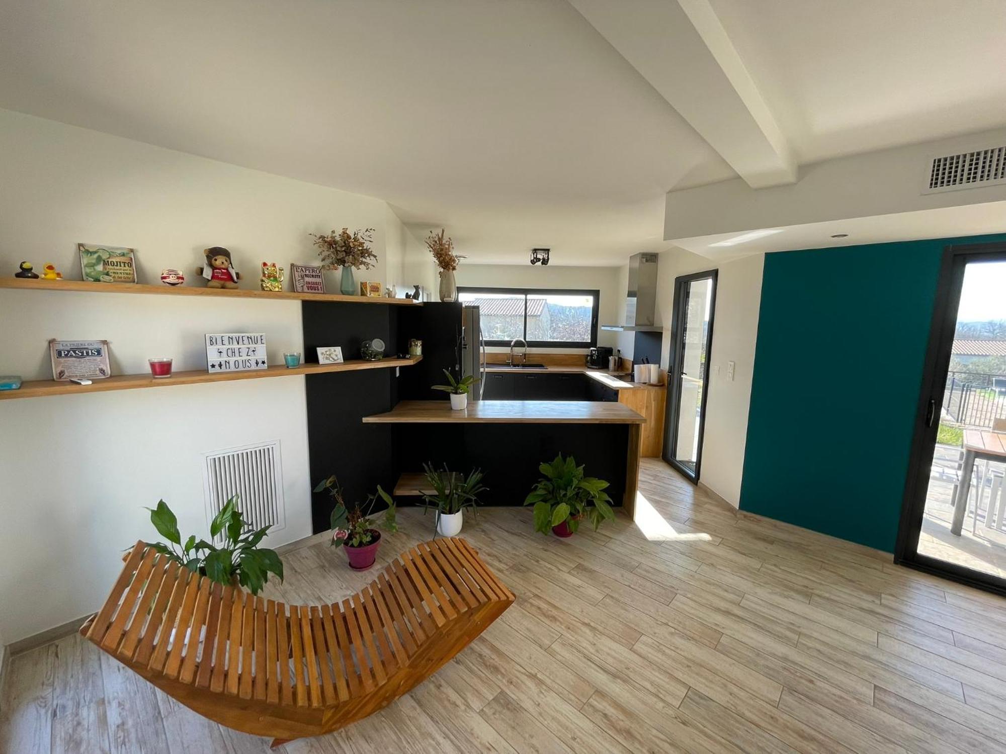 Maison contemporaine Saint-Privat-de-Champclos Extérieur photo