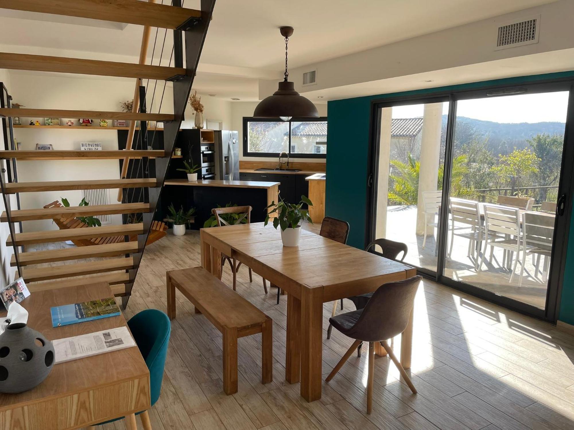 Maison contemporaine Saint-Privat-de-Champclos Extérieur photo